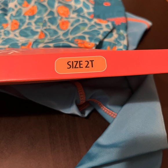 Kids 3PC Swimming Set with reversible Hat, UPF 50+ NWT Blue Summer Beach Pool - Picture 7 of 9